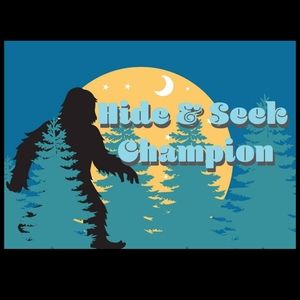 NEW Big Foot Hide and Seek Champion Magnet